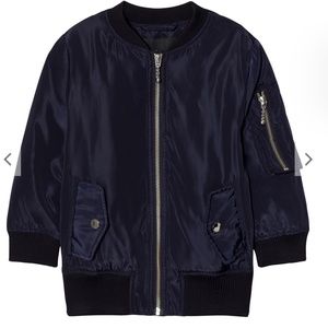 LITTLE REMIX Navy Bomber Jacket